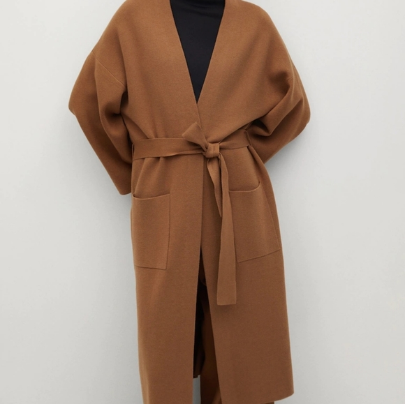 MANGO Belted cardigan - Picture 3 of 7